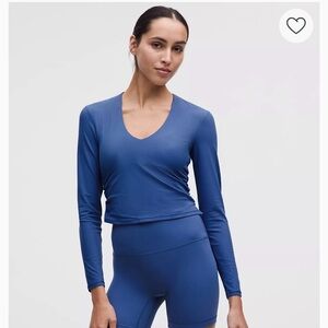 Lululemon All It Takes Ribbed Nulu V-neck long-sleeve shirt